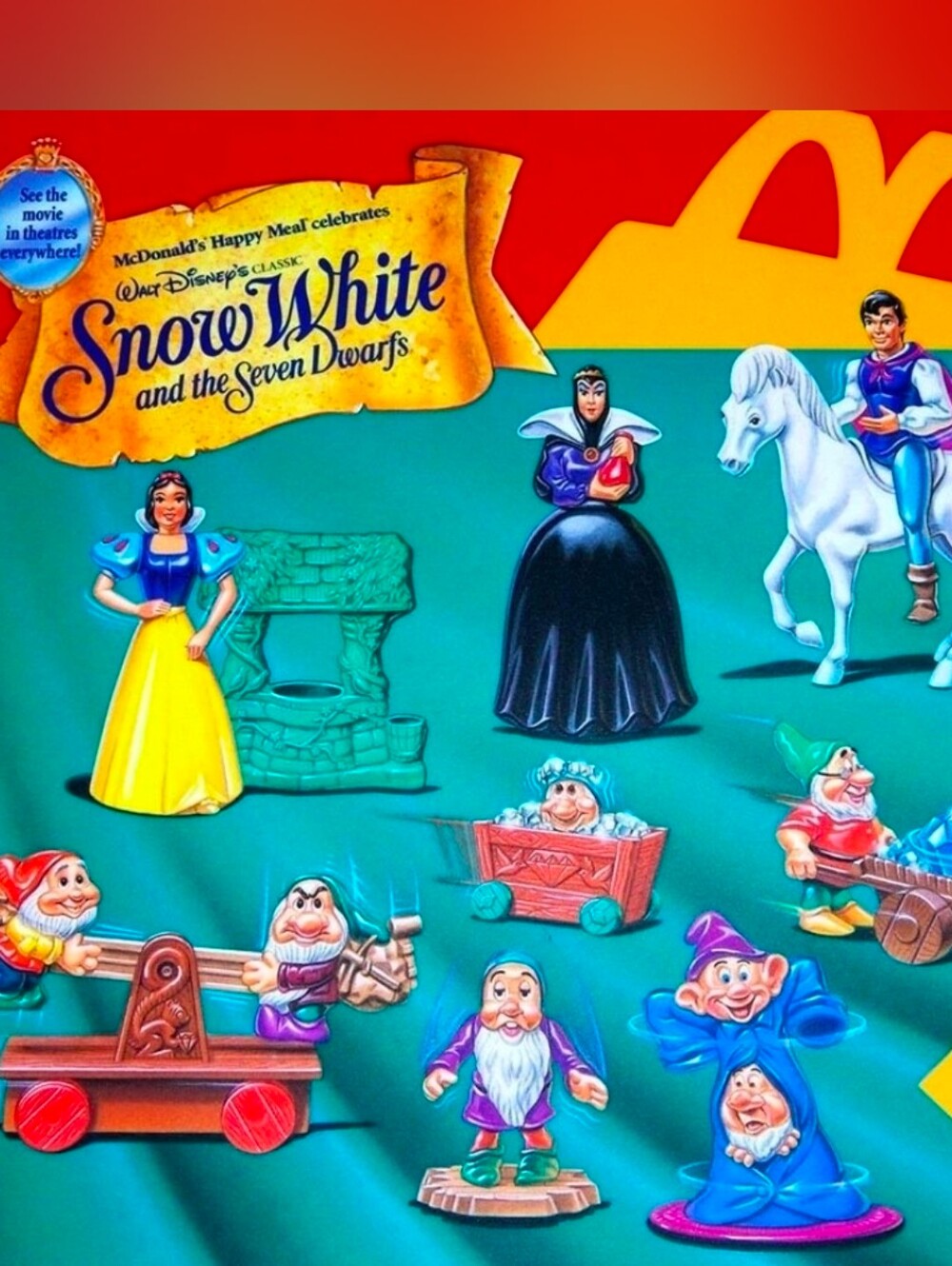McDonalds Snow White And The Seven Dwarfs Happy Meal Toys